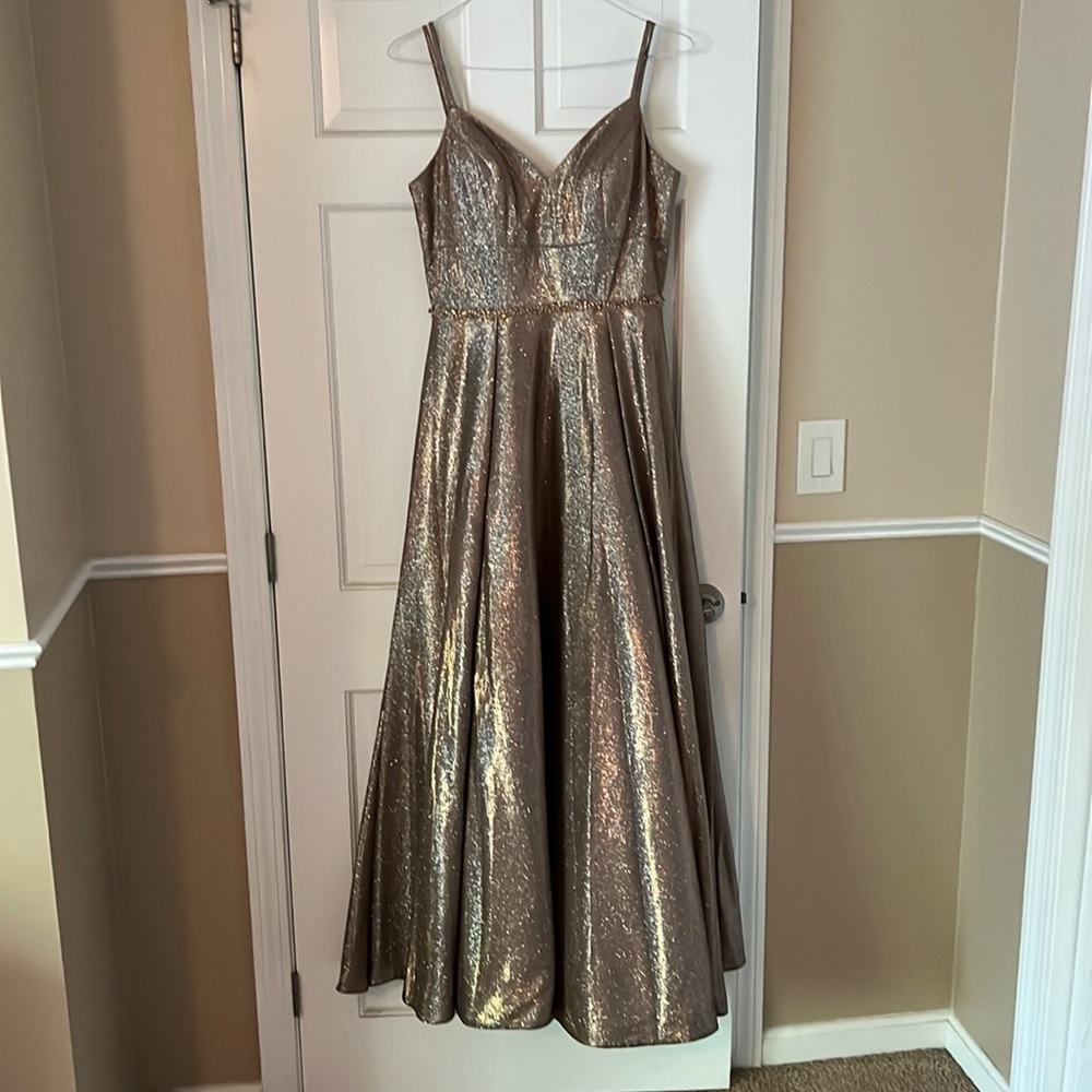 Andrea & Leo Couture gown, gold